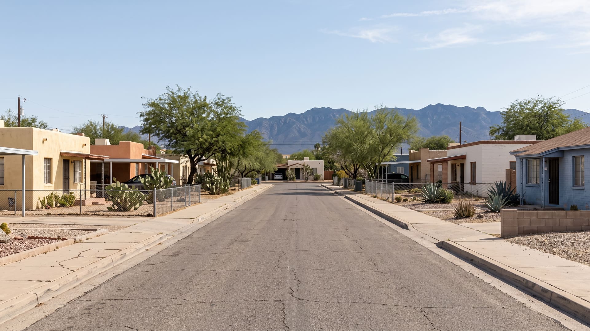Barrio Blue Moon, Tucson, AZ — Urban neighborhood with TUSD (Cragin Elementary, Doolen Middle, Tucson High; Roskruge K-8 and Mansfeld Middle in the north) schools. Avg. sale price $316,786.