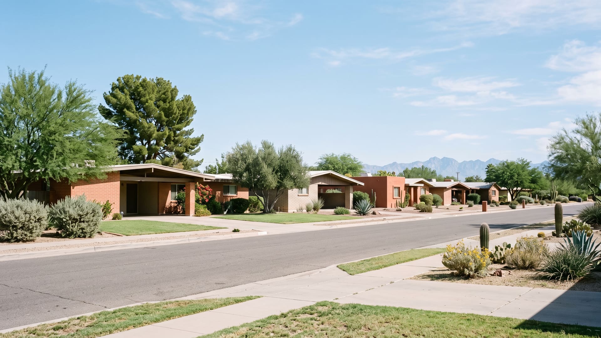 Central Tucson, Tucson, AZ — Urban neighborhood with TUSD schools. Avg. sale price $350,000.
