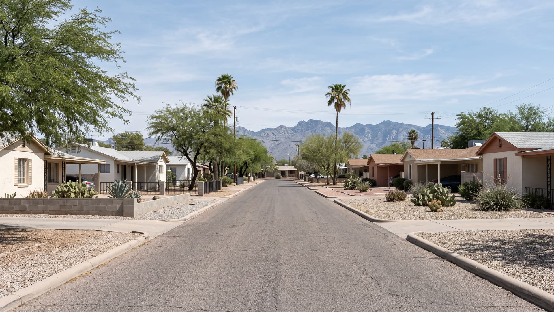 El Rio Acres, Tucson, AZ — Urban neighborhood with TUSD (Tully Elementary, Mansfeld Middle, Tucson High) schools. Avg. sale price $245,307.