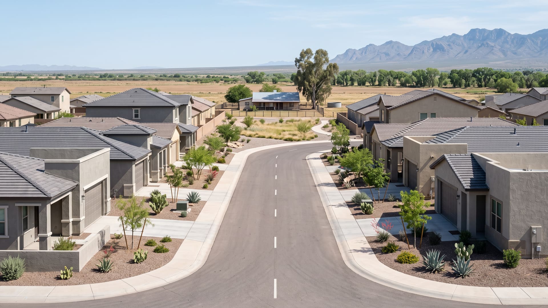 Fianchetto Farms, Marana, AZ — Suburban neighborhood with Marana USD (Estes Elementary, Marana Middle, Marana High, Mountain View High) schools. Avg. sale price $351,000.