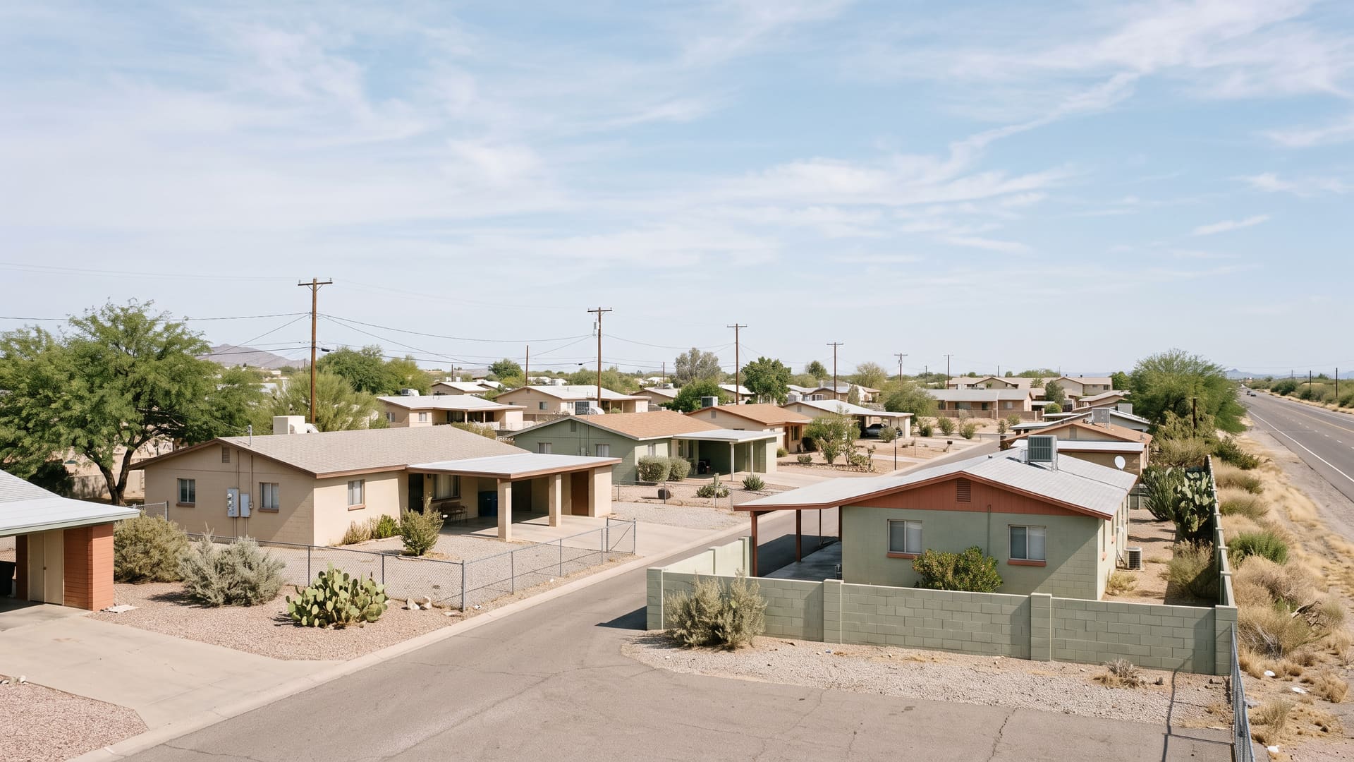 Flowing Wells, Tucson, AZ — Affordable neighborhood with Flowing Wells USD schools. Avg. sale price $285,000.