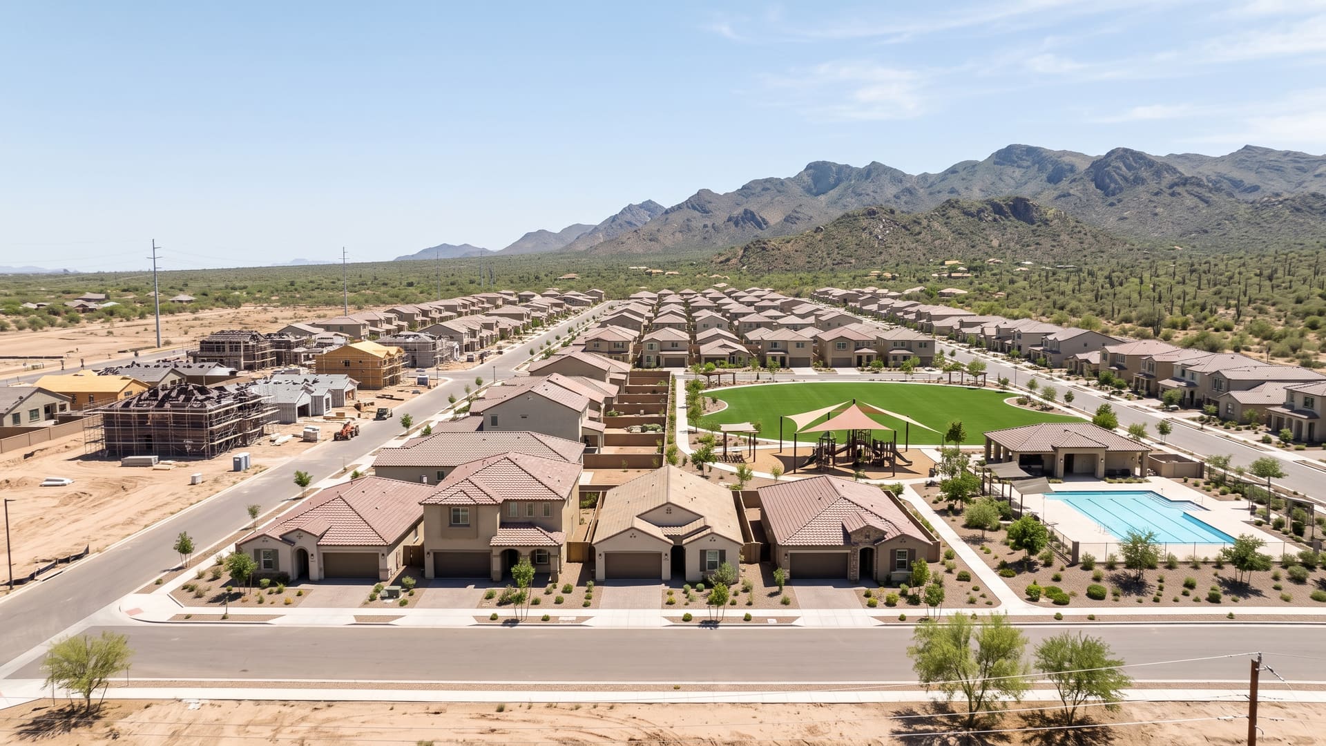 Gladden Farms, Marana, AZ — New Build neighborhood with Marana USD (Gladden Farms Elementary & Gladden Farms K-8) schools. Avg. sale price $372,000.