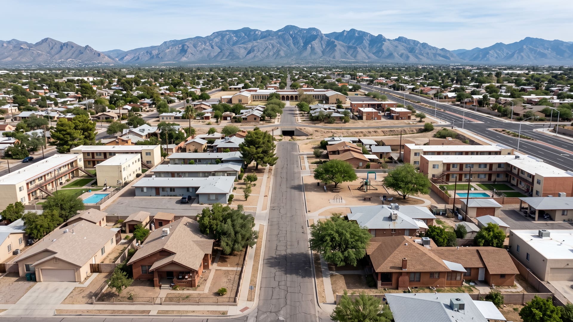 Keeling, Tucson, AZ — Urban neighborhood with Amphitheater USD (Keeling, Amphitheater Middle, Amphitheater High) schools. Avg. sale price $253,000.
