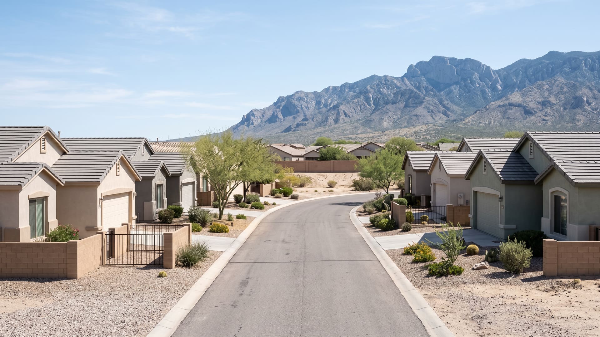 Lambert Lane, Oro Valley, AZ — Suburban neighborhood. Avg. sale price $342,000.