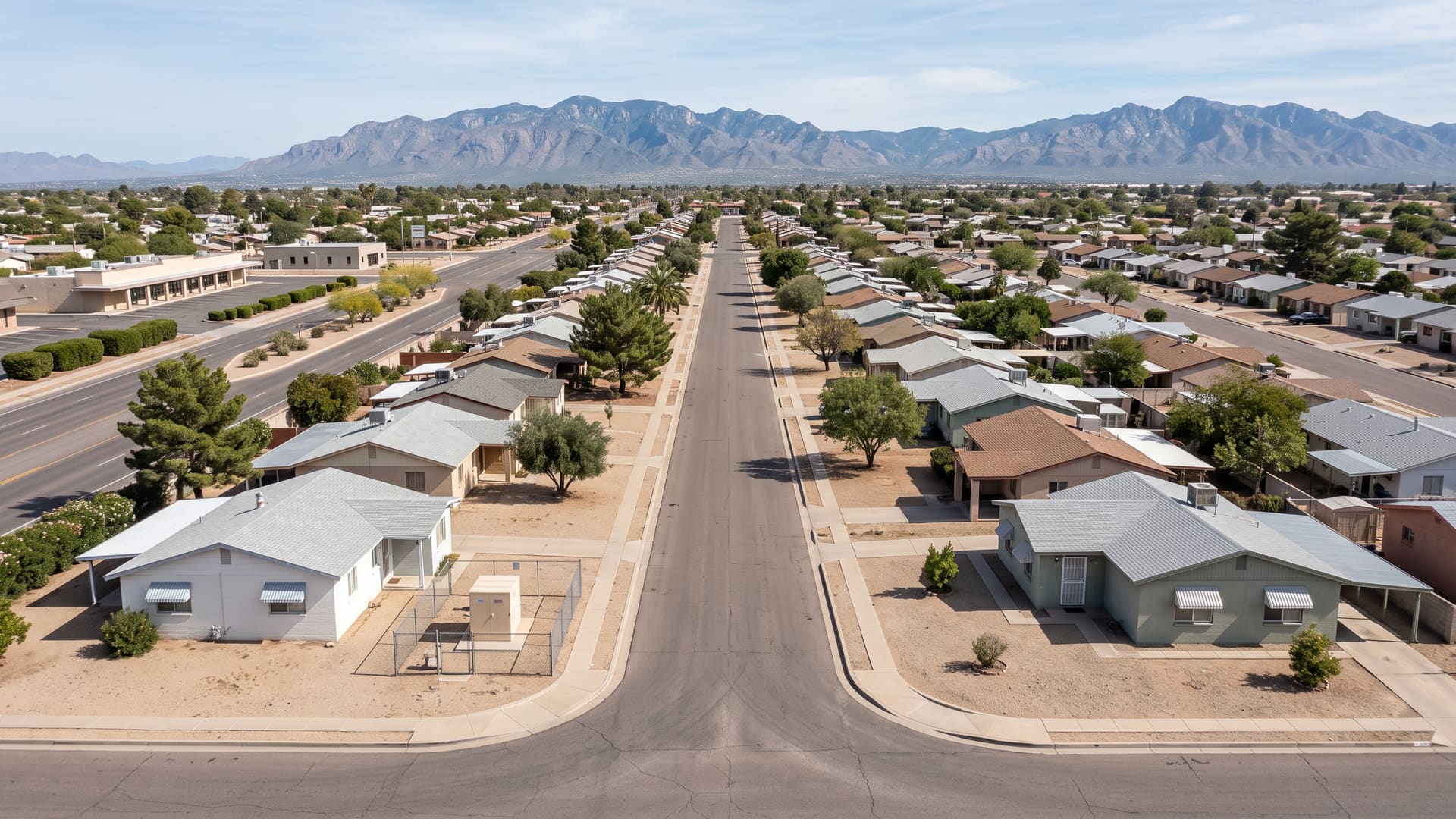 Longview Estates, Tucson, AZ — Suburban neighborhood with TUSD (Booth-Fickett, Palo Verde High) schools. Avg. sale price $296,000.