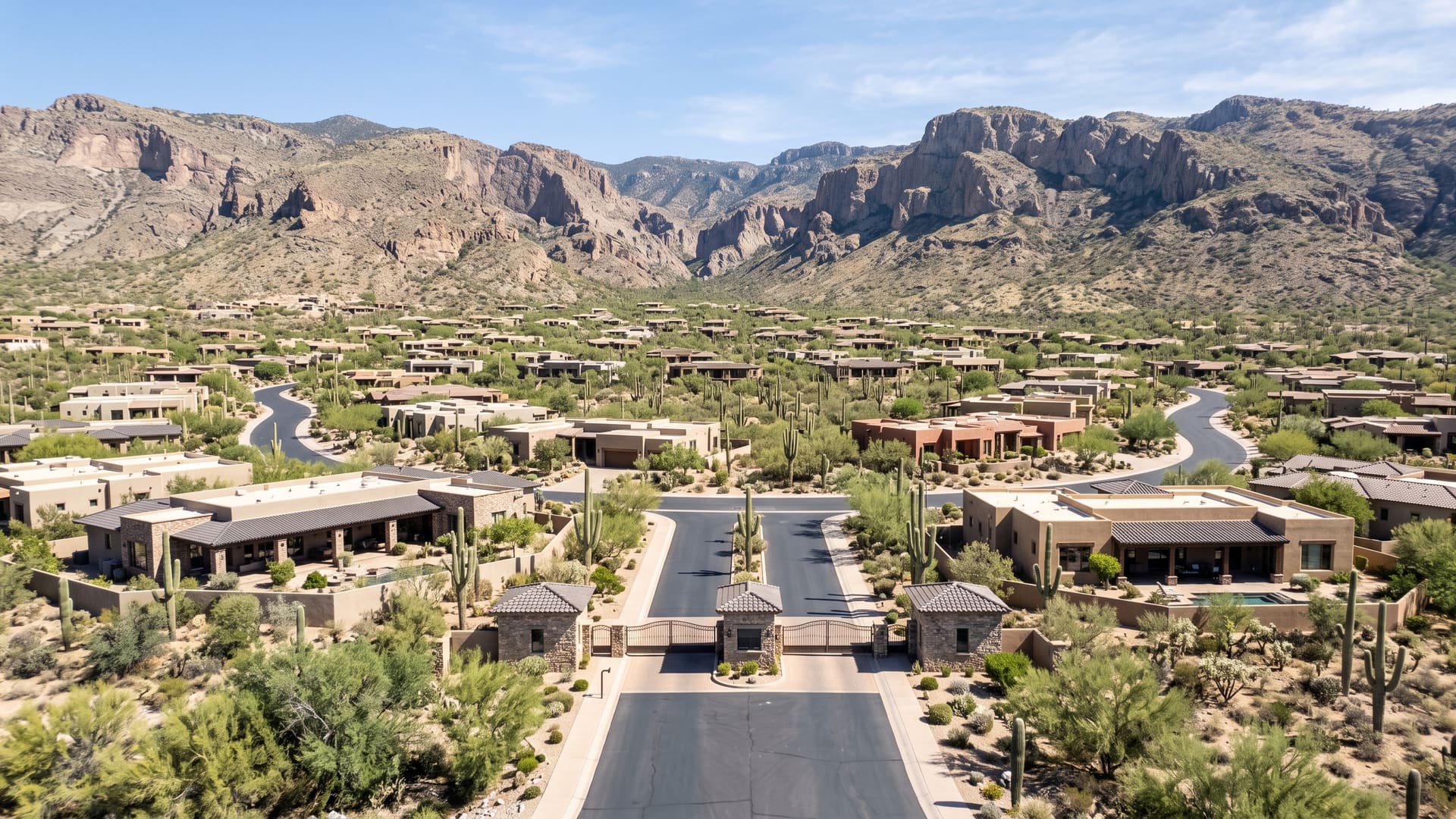 Pima Canyon Estates, Tucson, AZ — Luxury neighborhood with Amphitheater USD schools. Avg. sale price $1,900,000.