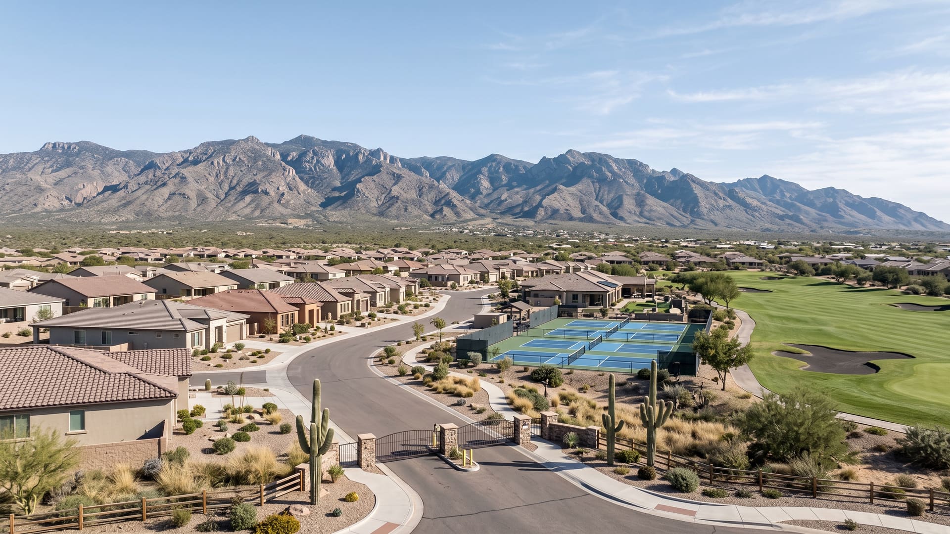 Quail Creek, Green Valley, AZ — 55+ neighborhood. Avg. sale price $455,000.