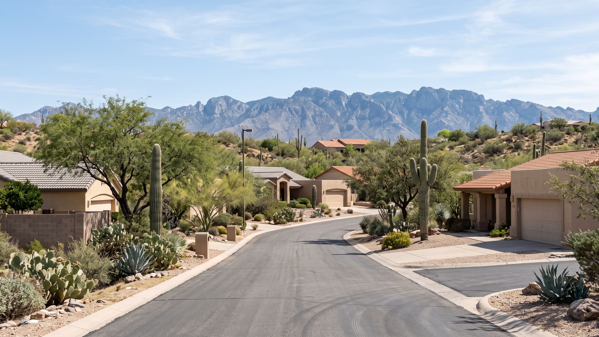 Rancho Feliz, Oro Valley, AZ — Suburban neighborhood. Avg. sale price $508,982.