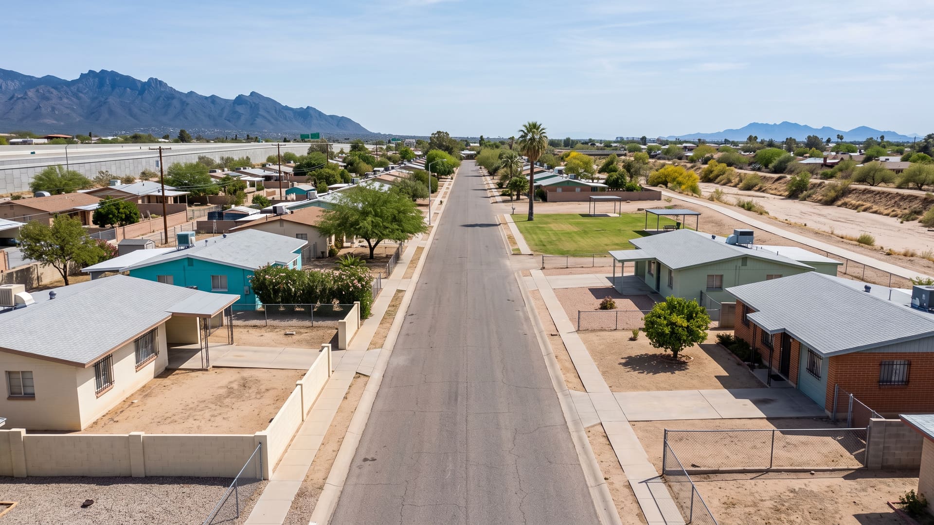Rose, Tucson, AZ — Affordable neighborhood with TUSD (C.E. Rose PreK-8, Utterback Middle, Pueblo High) schools. Avg. sale price $243,000.