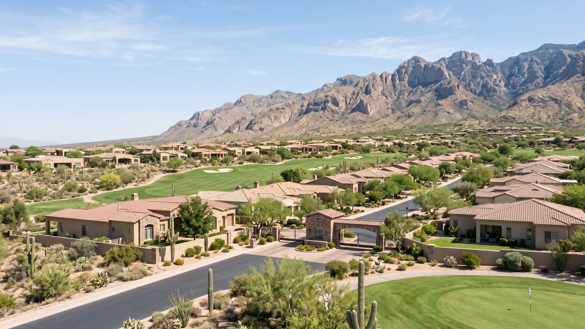 Sabino Springs, Tucson, AZ — Luxury neighborhood with TUSD (Sabino High School) schools. Avg. sale price $630,000.