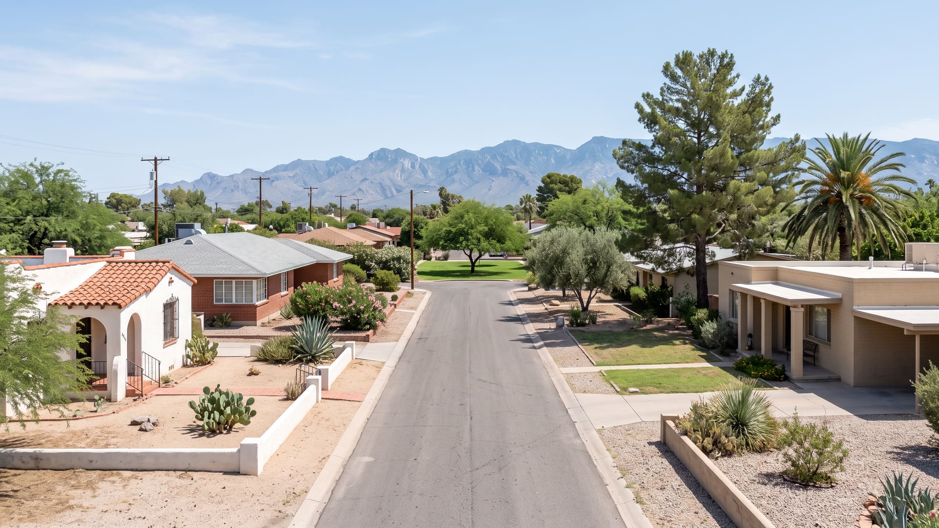 San Clemente, Tucson, AZ — Urban neighborhood with TUSD (Lineweaver Elementary, Alice Vail Middle, Rincon High) schools. Avg. sale price $526,000.