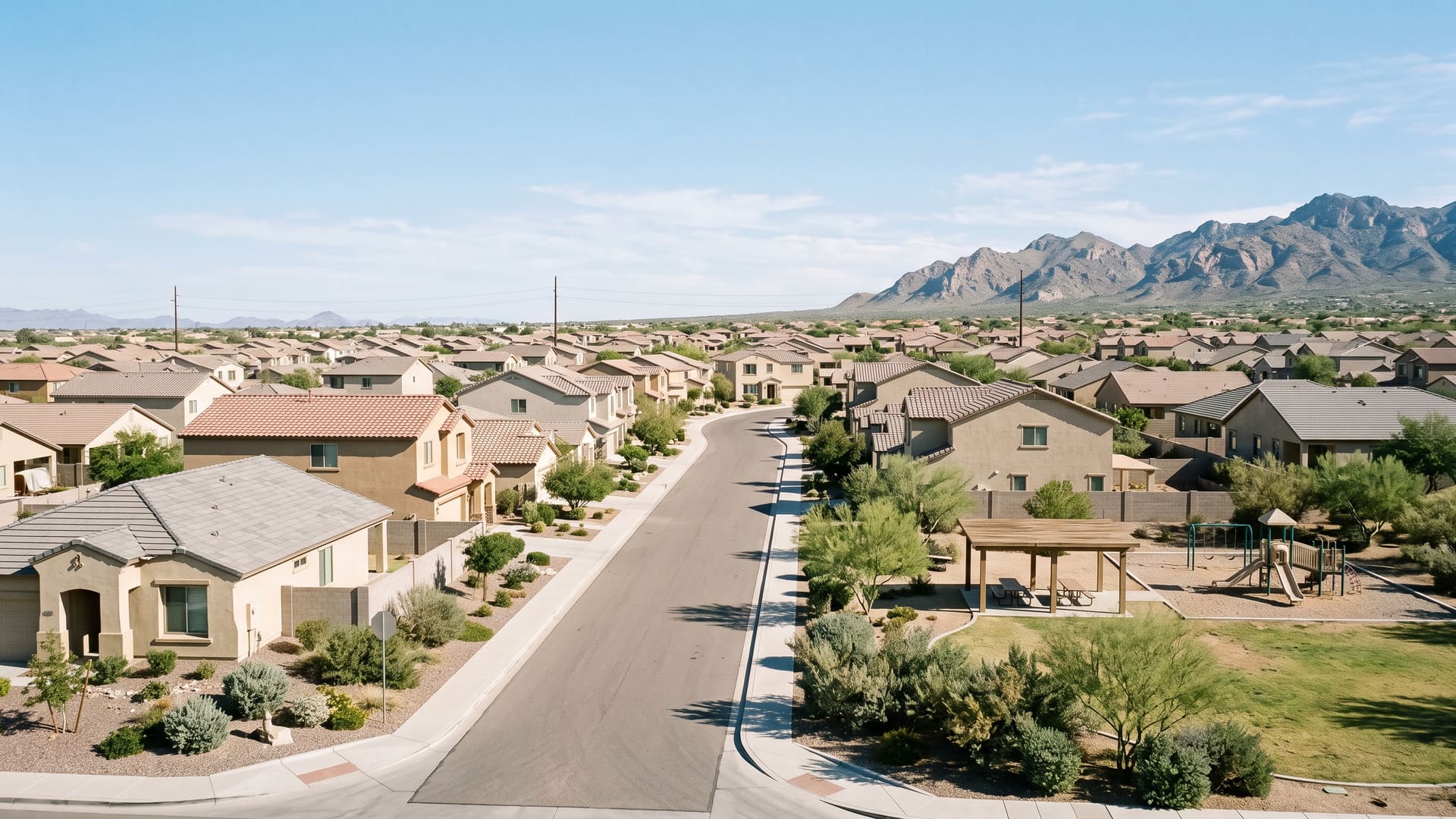 San Lucas, Marana, AZ — Affordable neighborhood with Marana USD schools. Avg. sale price $345,000.