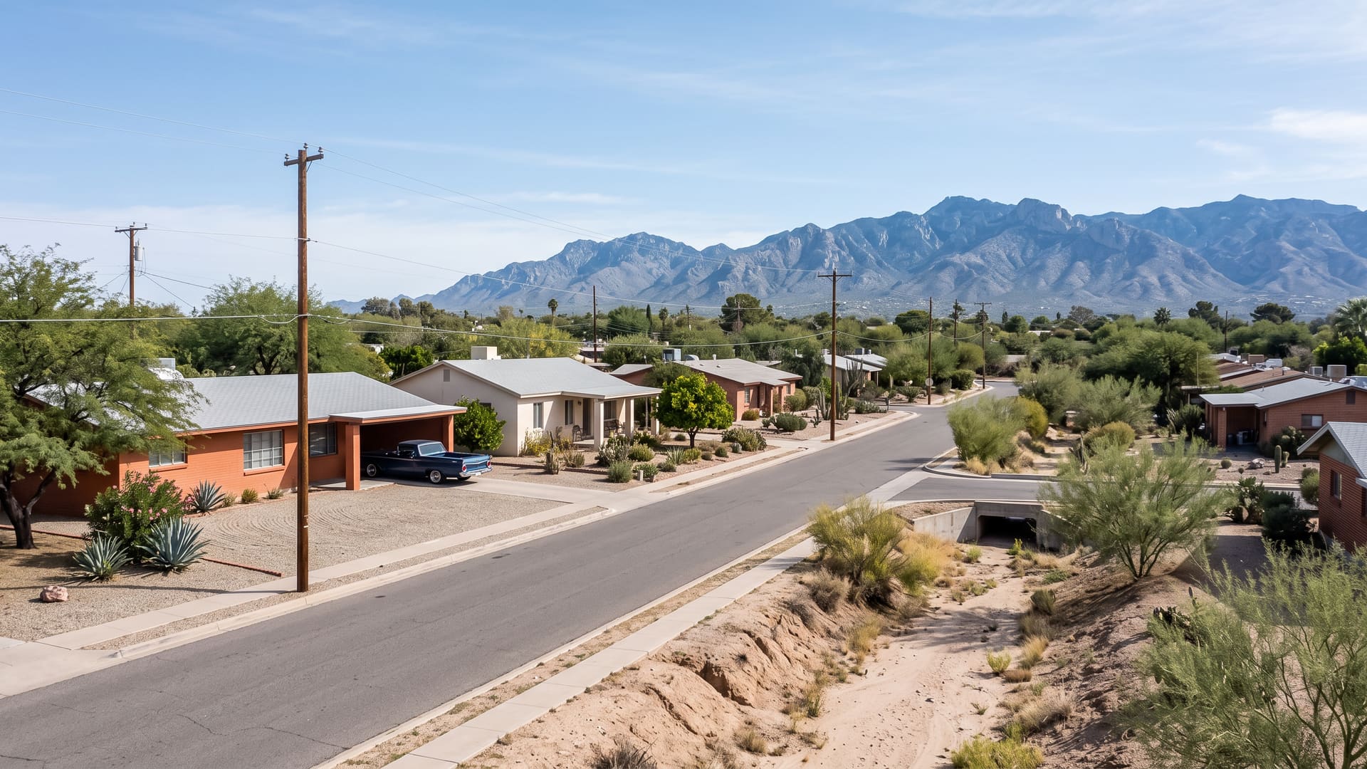 Shaheen Estates, Tucson, AZ — Suburban neighborhood with TUSD (Cragin Elementary, Doolen Middle, Catalina High) schools. Avg. sale price $328,000.