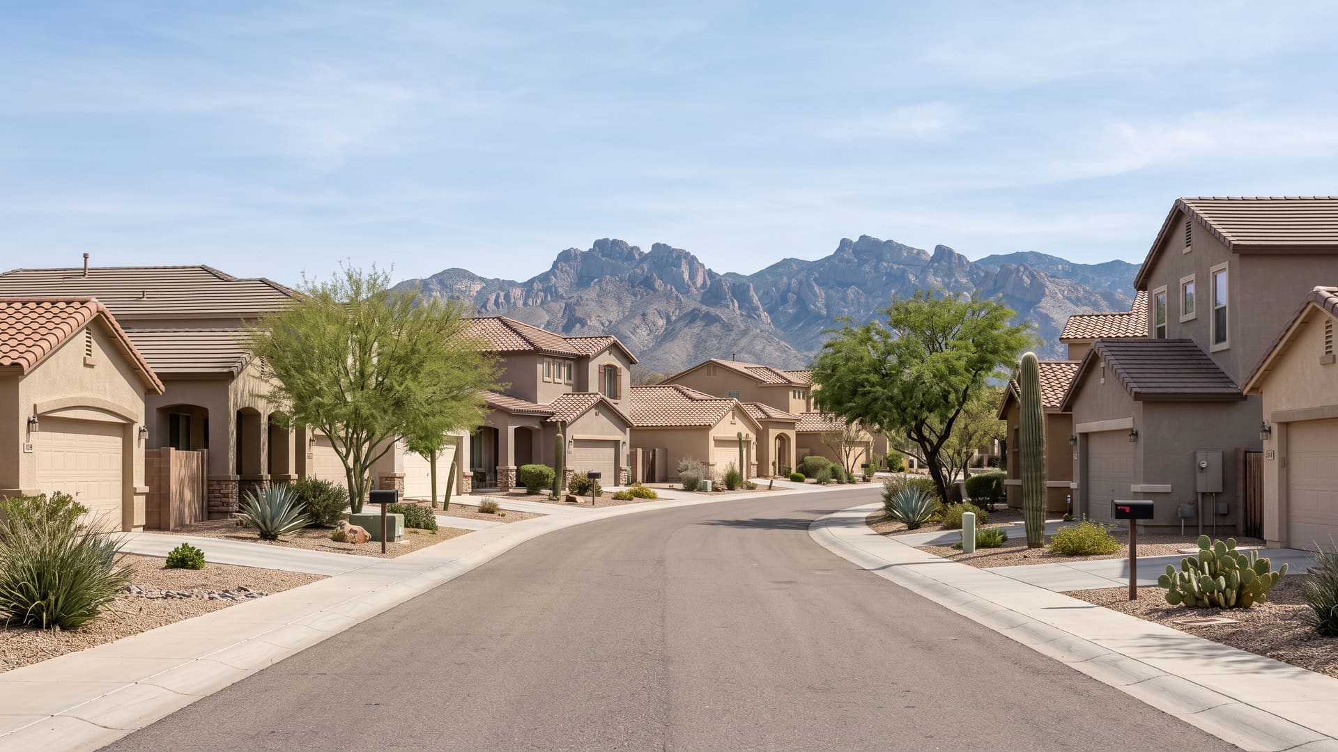 Tangerine Terrace, Oro Valley, AZ — Suburban neighborhood with Amphitheater USD (Painted Sky Elementary, Coronado K-8, Ironwood Ridge High) schools. Avg. sale price $532,779.