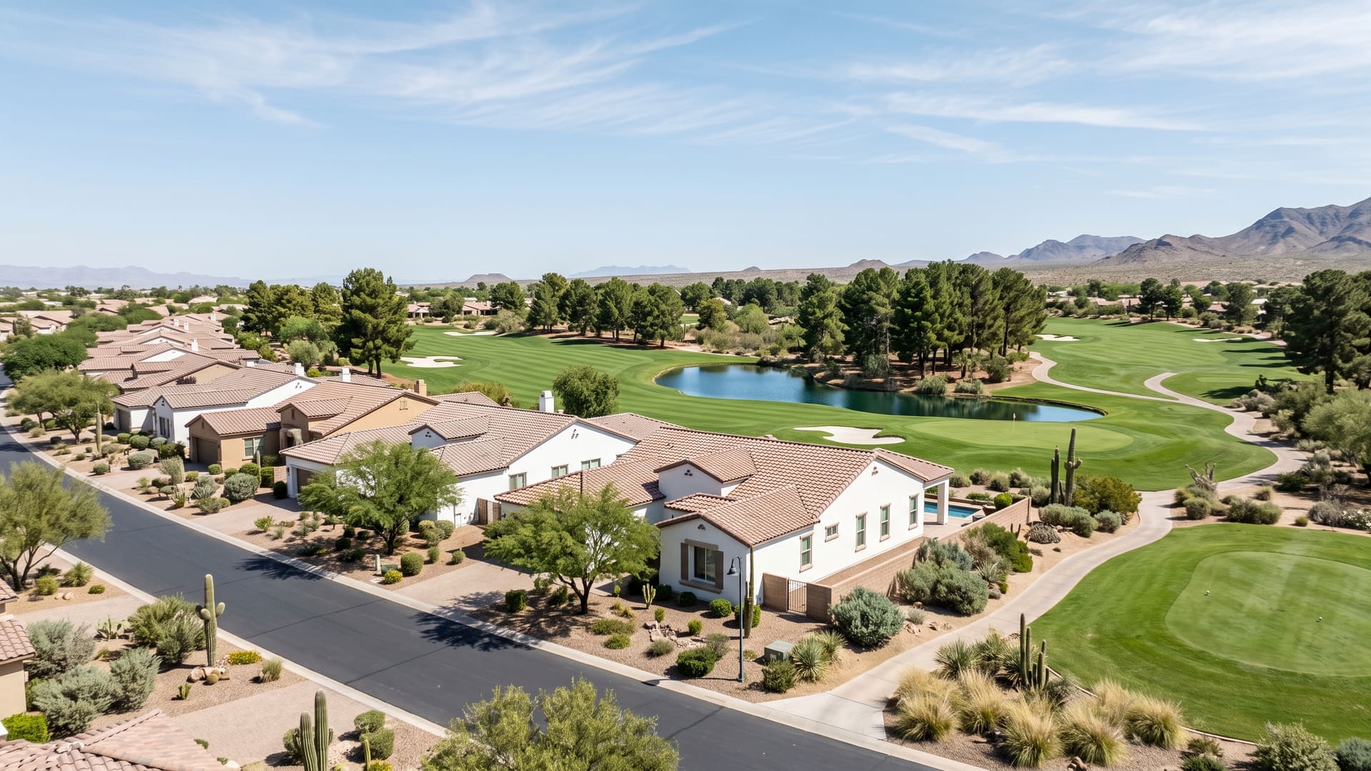 Tucson National, Tucson, AZ — Luxury neighborhood with Amphitheater USD schools. Avg. sale price $525,000.